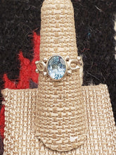 Load image into Gallery viewer, BLUE TOPAZ RING - SIZE 7 - OVAL
