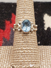 Load image into Gallery viewer, BLUE TOPAZ RING - SIZE 7 - OVAL
