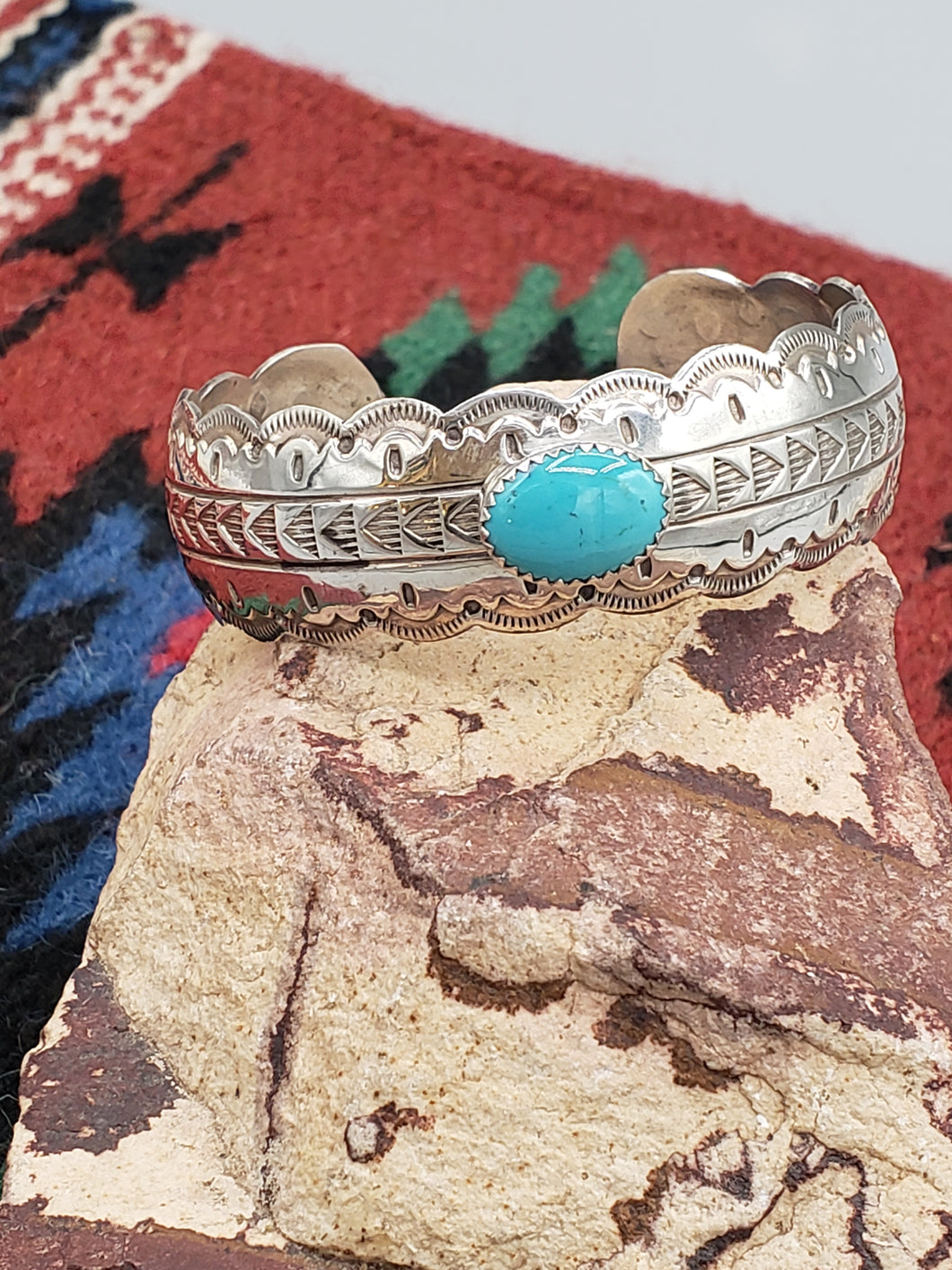 TURQUOISE CUFF STYLE BRACELET