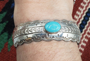 TURQUOISE CUFF STYLE BRACELET