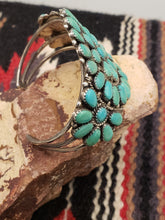 Load image into Gallery viewer, GREEN TURQUOISE CUFF BRACELET - JULIANA WILLIAMS
