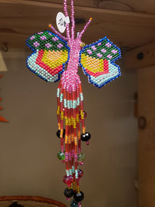 BEADED BUTTERFLY ORNAMENT