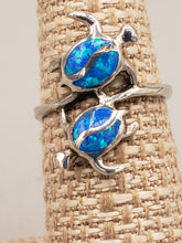 Load image into Gallery viewer, BLUE OPAL TURTLE RING
