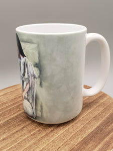 OVER MY SHOULDER 15 OZ MUG