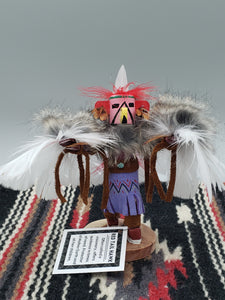 RED TAIL HAWK KACHINA  - 5"