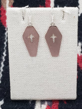 Load image into Gallery viewer, COFFIN EARRINGS - COPPER -  HANDCRAFTED
