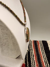 Load image into Gallery viewer, UNAKITE PENDANT ON 4MM BEADS

