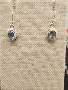 BLUE TOPAZ EARRINGS