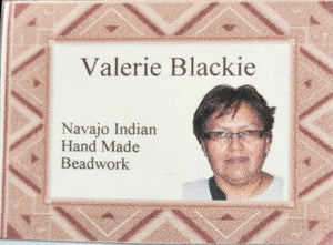 BEADED BARRETTE - BLACK - VALERIE BLACKIE