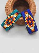 Load image into Gallery viewer, BEADED CUFF BRACELET - BLUE - DWIGHT NATHANIEL
