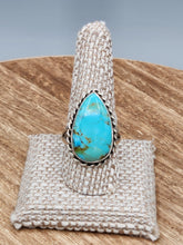 Load image into Gallery viewer, TURQUOISE RING - SIZE 10.5 - PEAR SHAPED
