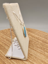 Load image into Gallery viewer, TURQUOISE INLAY PENDANT- ZUNI- DERRICK &amp; LORELIA CHAVEZ
