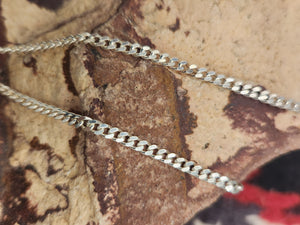 BRUSHED STERLING SILVER FEATHER NECKLACE - CHRIS CHARLEY