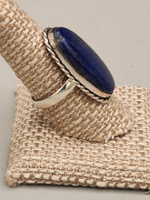 Load image into Gallery viewer, LAPIS RING - SIZE 9 - OVAL SHAPED
