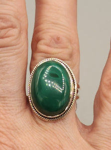 MALACHITE RING - SIZE 7