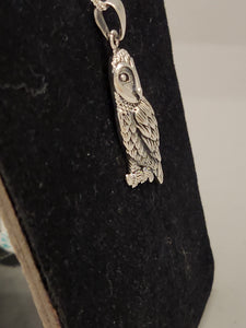 OWL PENDANT - STERLING SILVER