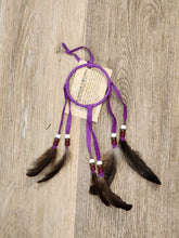 Load image into Gallery viewer, 3&quot; DREAMCATHCHERS - available in multiple colors- Bead Colors May Vary
