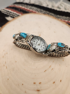 TURQUOISE 4 STONE WATCH - JEANETTE SAUNDERS