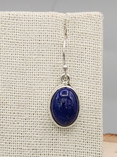 Load image into Gallery viewer, LAPIS OVAL EARRINGS
