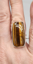 Load image into Gallery viewer, TIGER EYE RING - SIZE 6

