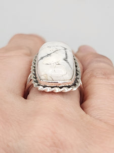 HOWLITE RING - SIZE 7.5
