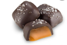 Load image into Gallery viewer, CHOCOLATE SEA SALT CARAMEL SQUARES - REGULAR &amp; SUGAR FREE
