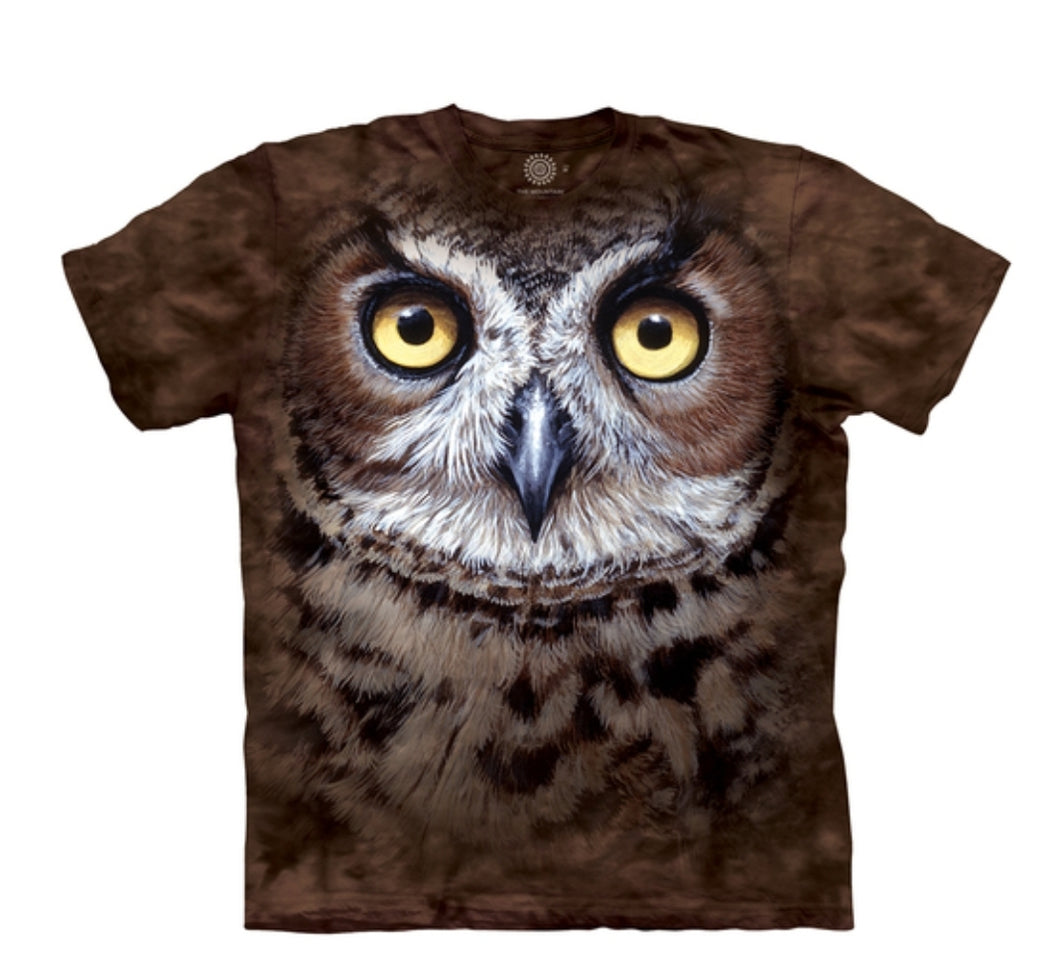 GREAT HORNED OWL - ADULT -  T-Shirt