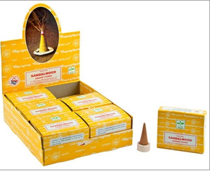 SATYA INCENSE CONES  - 3 VARIETIES