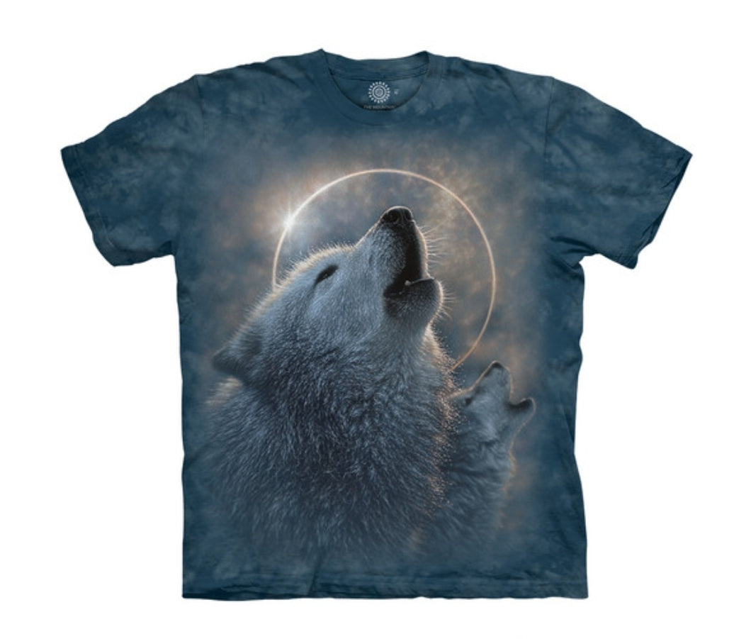 WOLF ECLIPSE -ADULT T-SHIRT