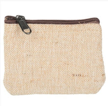 Load image into Gallery viewer, HEMP COIN PURSE - FRONT ZIPPER
