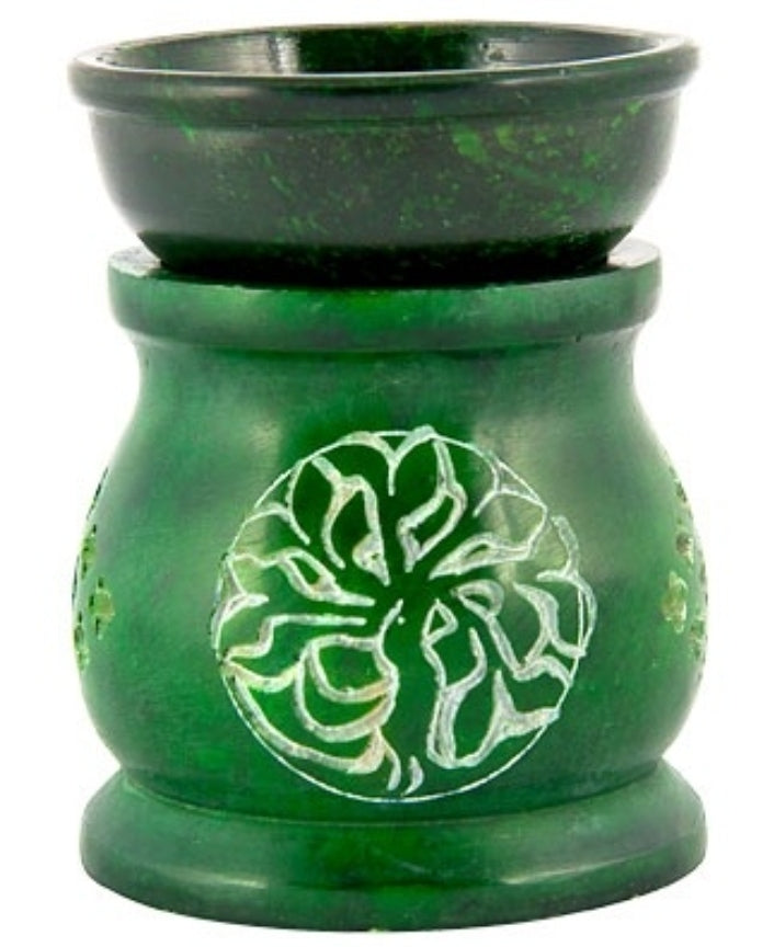 TREE OF LIFE AROMA OIL BURNER -GREEN