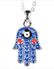 Load image into Gallery viewer, EVIL EYE HAMSA NECKLACE
