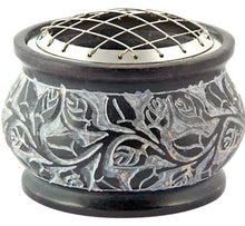 Load image into Gallery viewer, FLORAL CARVED CHARCOAL BURNER
