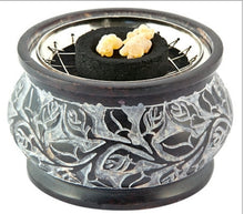 Load image into Gallery viewer, FLORAL CARVED CHARCOAL BURNER
